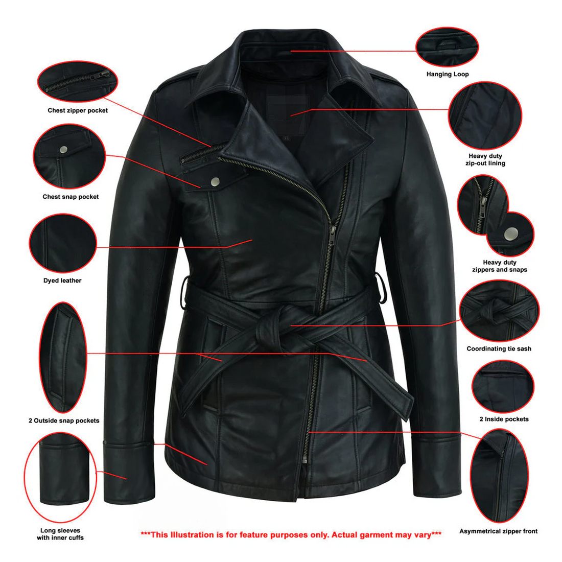 Cordira Women’s Leather Jacket