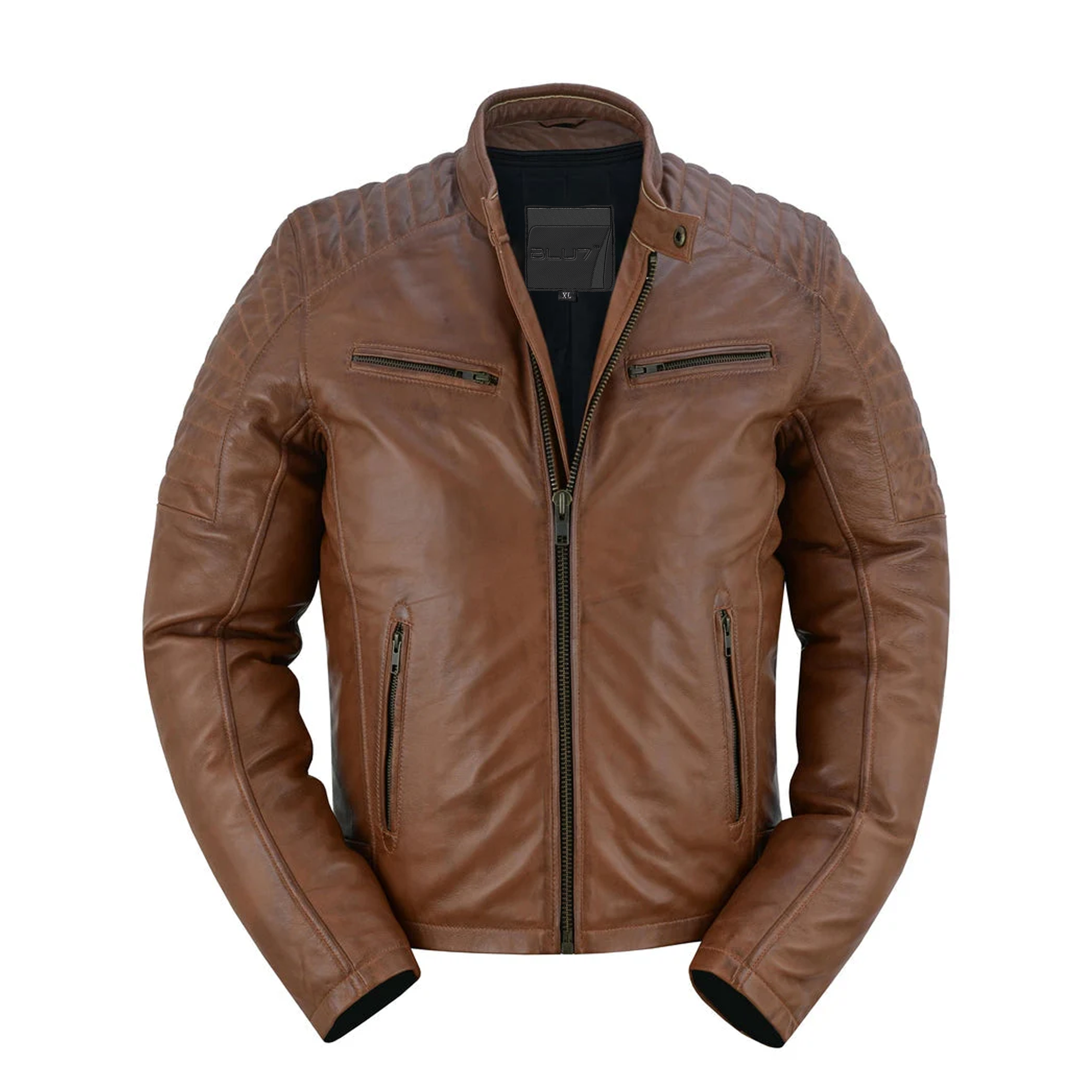 Sheprian Men’s Leather Fashion Jacket