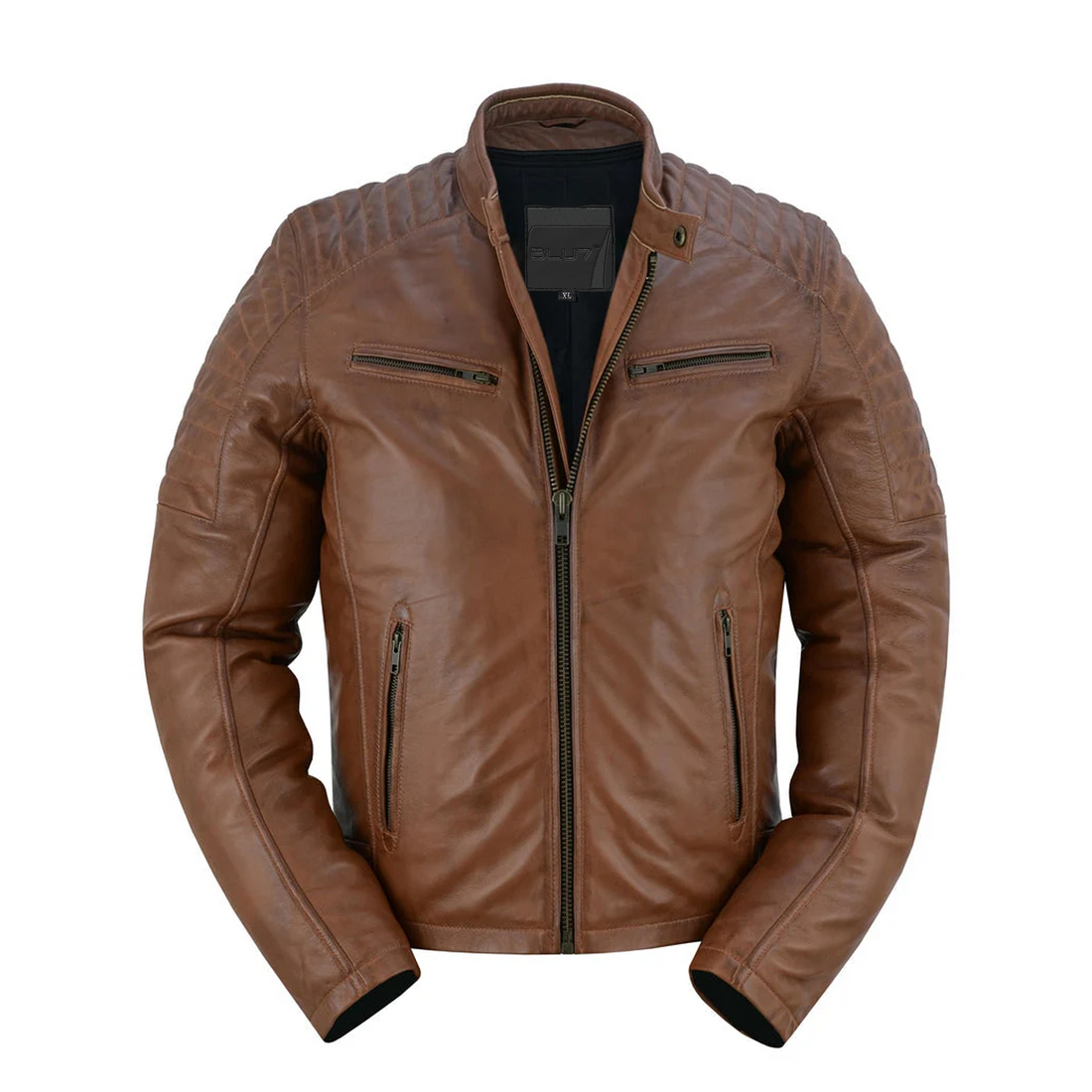 Sheprian Men’s Leather Fashion Jacket