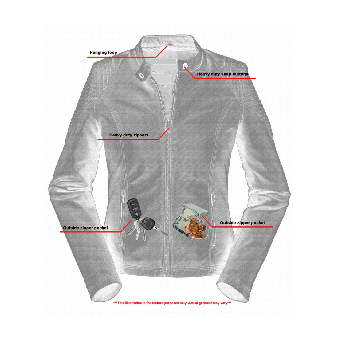 Emberis Women’s Leather Jacket