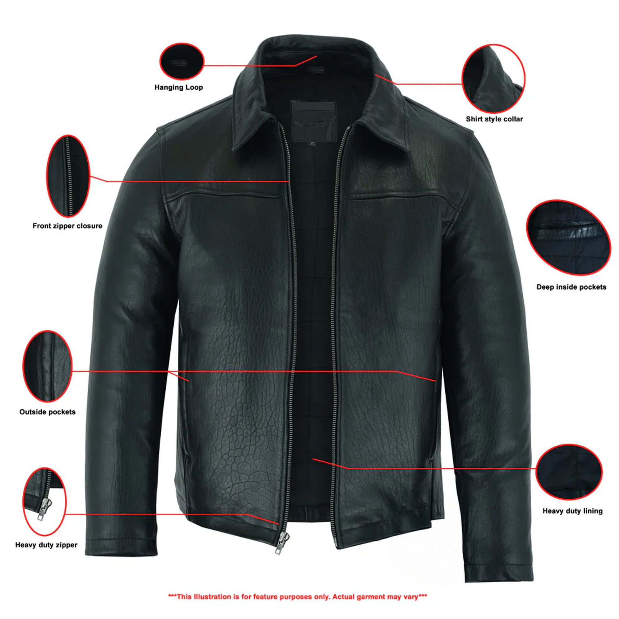 Racorin Men's Lambskin Leather Jacket