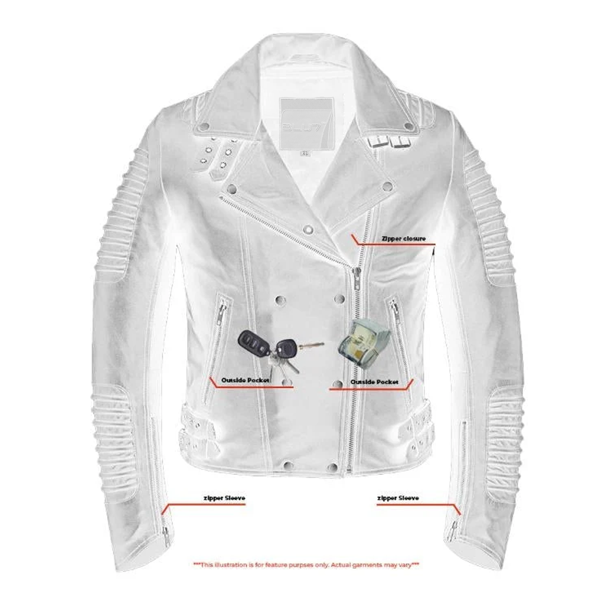 Riboria Women’s Leather Jacket