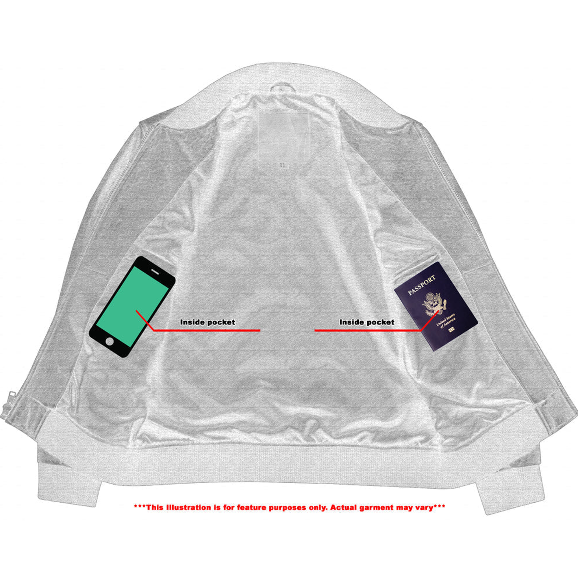 Aerie Men's Leather Bomber Jacket