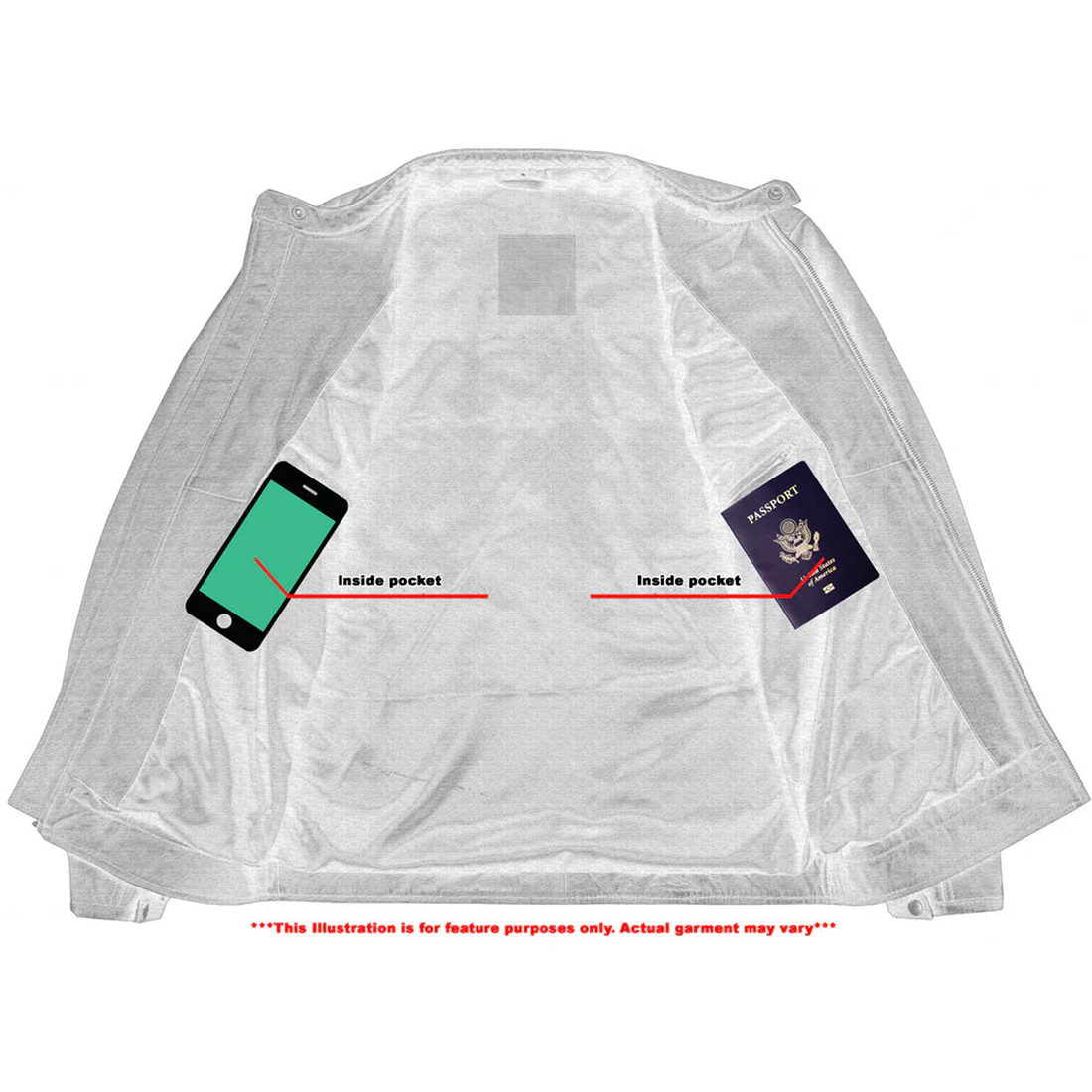 Linthor Men's Leather Fashion Jacket