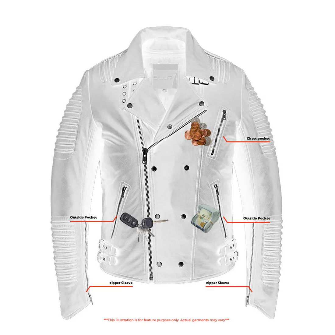 Dark Ascent Men's Leather Fashion Jacket