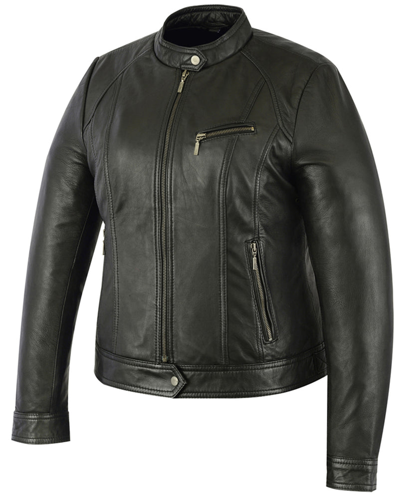 Dark Temptress - Women's Leather Jacket-Womens Leather Motorcycle Jackets-Daniel Smart Mfg - Retail