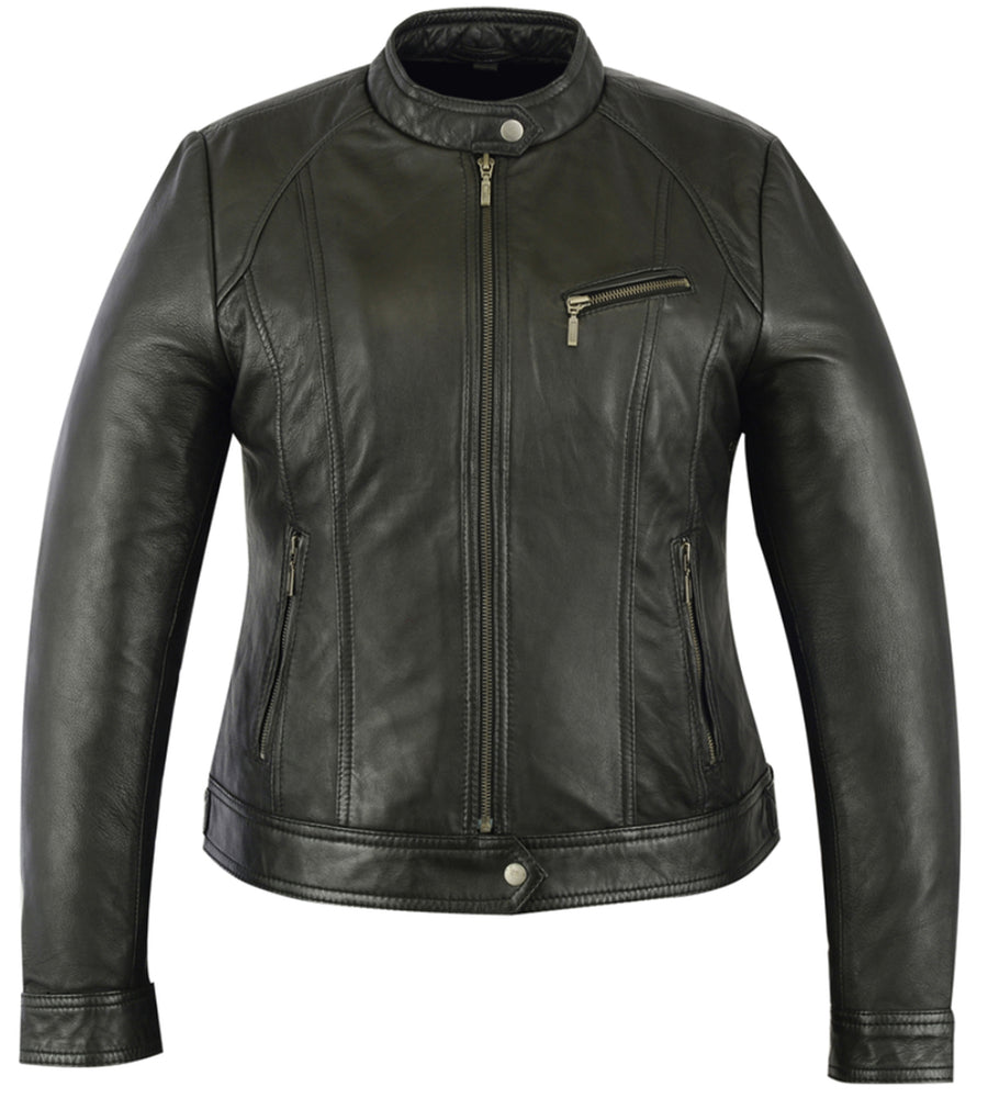Dark Temptress - Women's Leather Jacket-Womens Leather Motorcycle Jackets-Daniel Smart Mfg - Retail