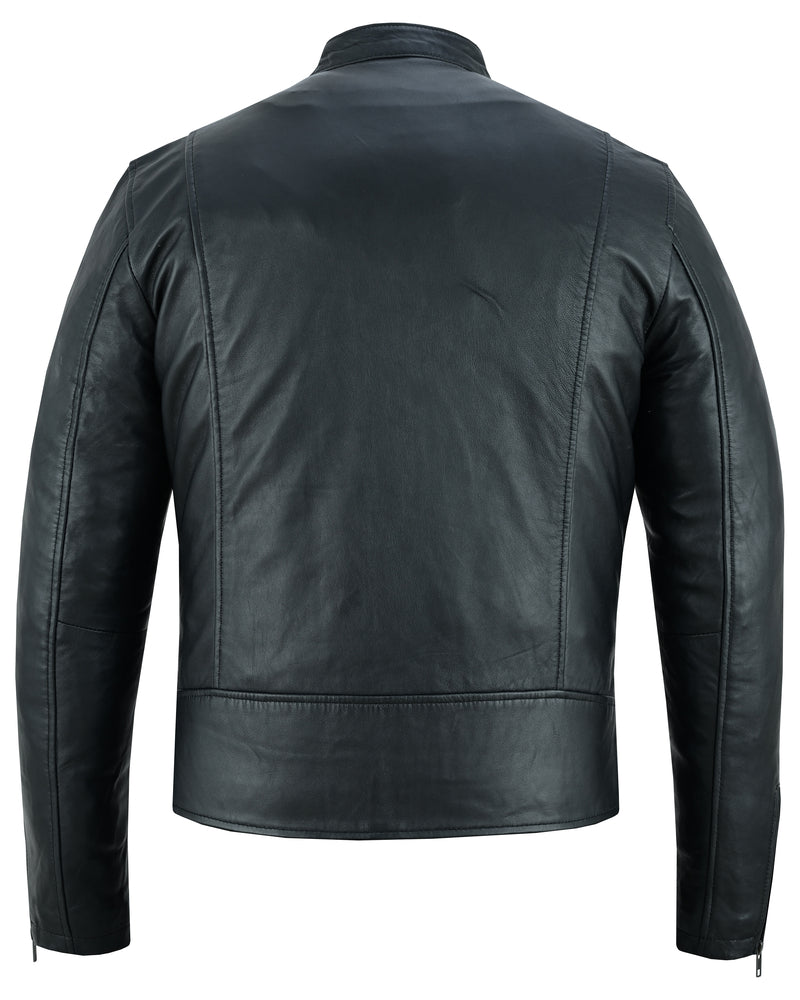 Gripster - Men's Leather Fashion Jacket-Mens Leather Motorcycle Jackets-Daniel Smart Mfg - Retail